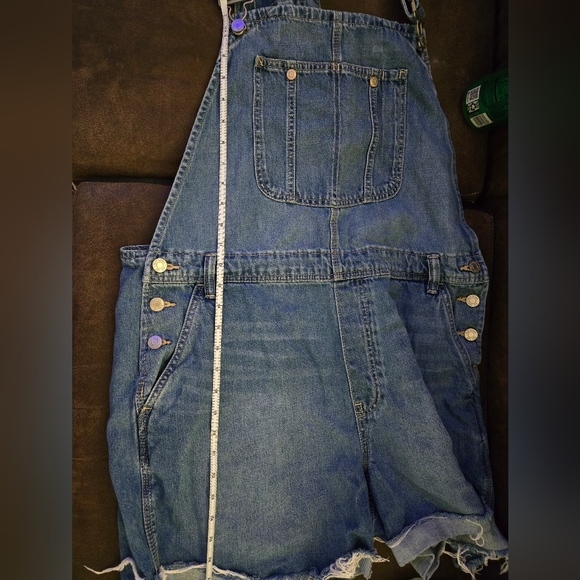 GAP Women’s Size Short Denim Overalls SIZE XL - Picture 5 of 6